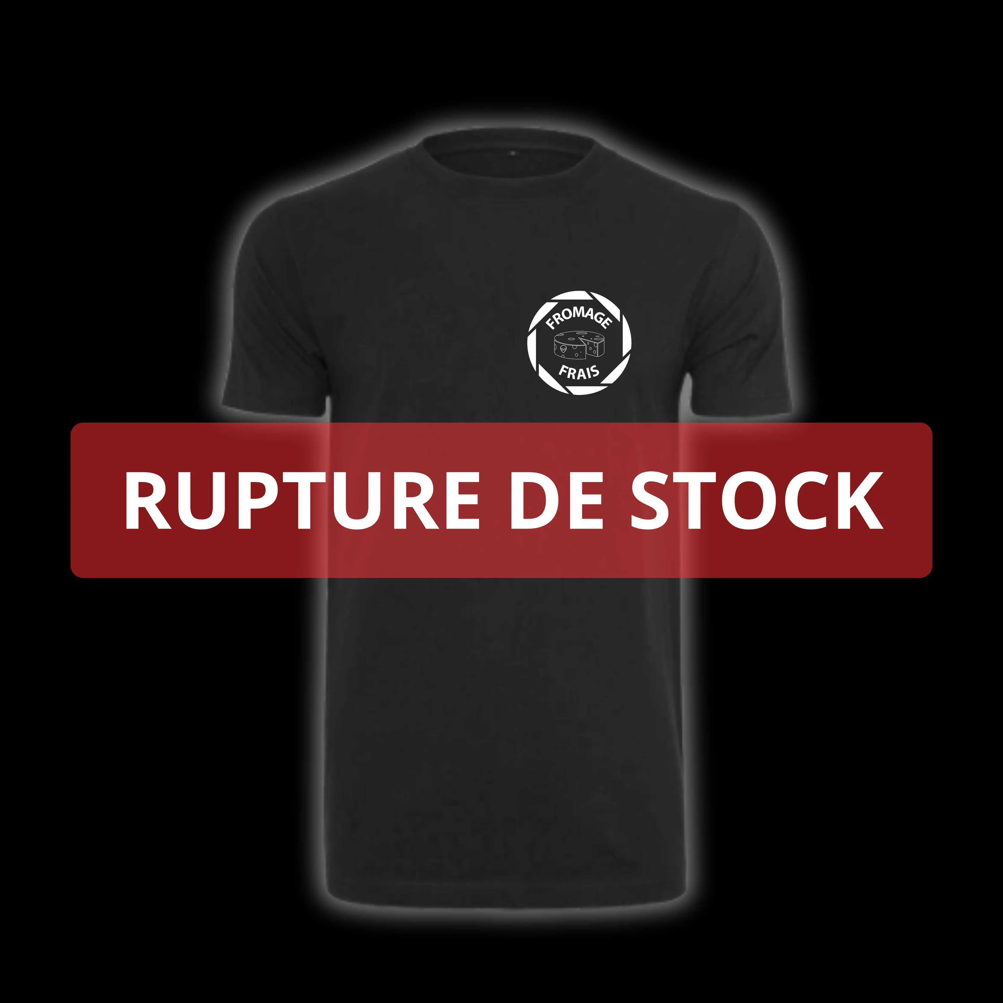T-SHIRT FROMAGE FRAIS Noir